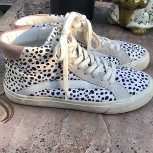 Madewell Calf Fur Tennies